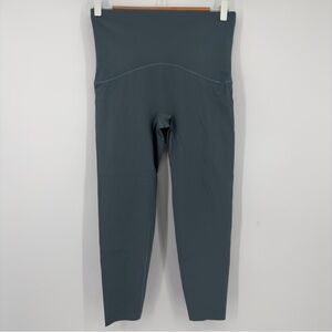 SPANX Booty Boost Leggings Blue Gray High Waisted Sculpting Women’s Large